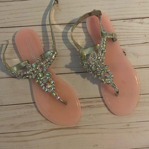 Rhine stone sandals